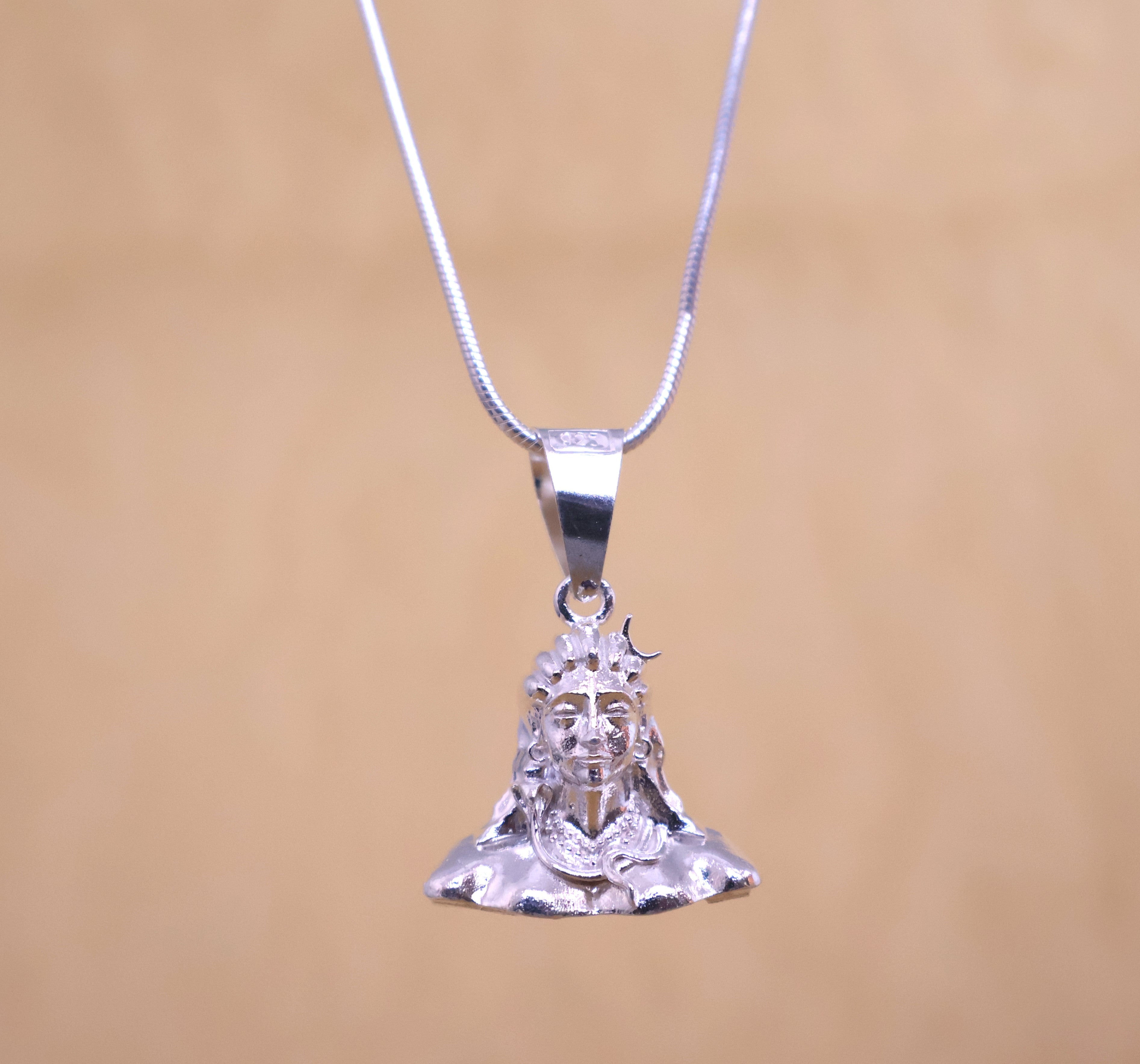 Adiyogi Silver Pendent Locket