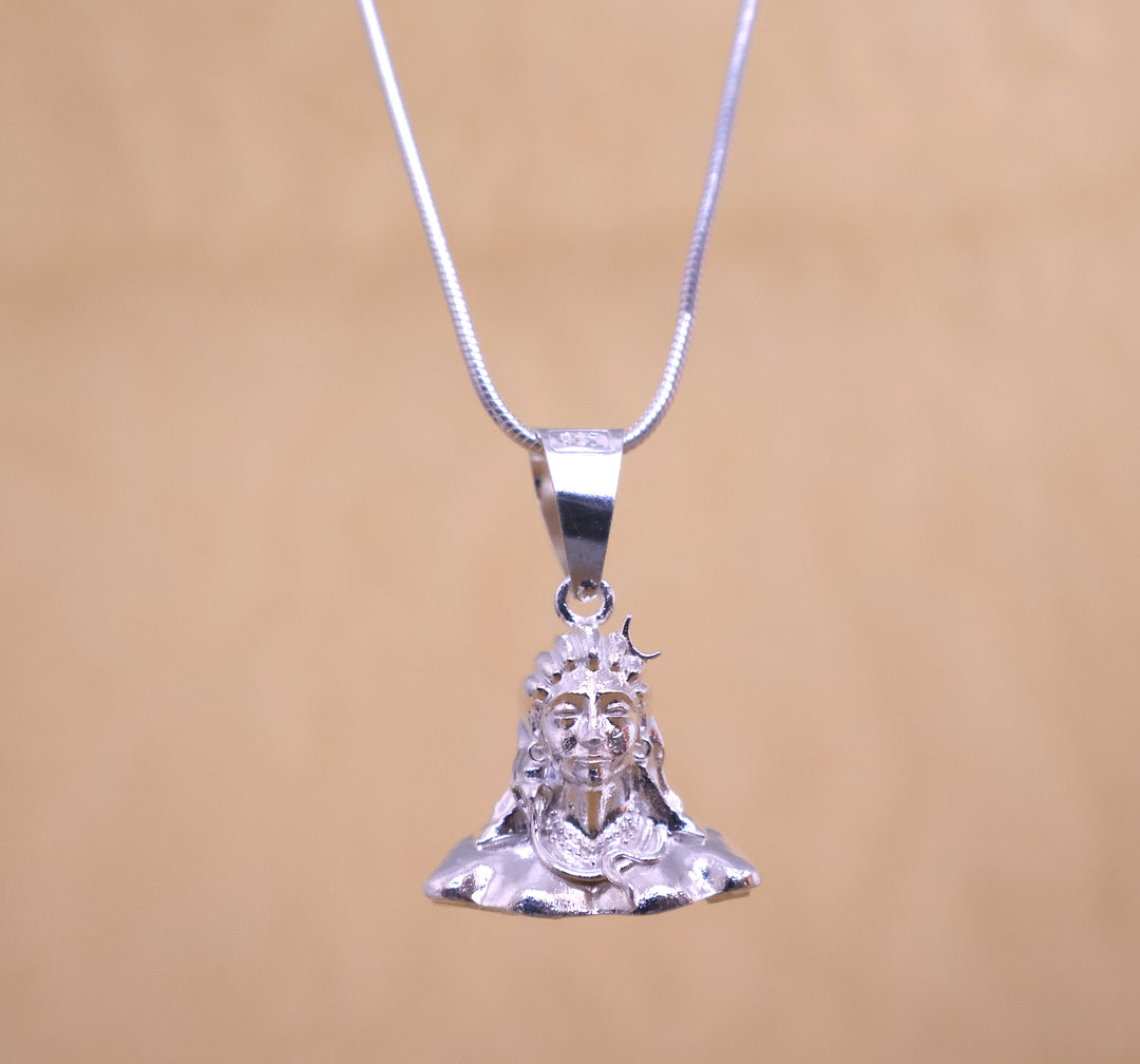 Adiyogi Silver Pendent Locket