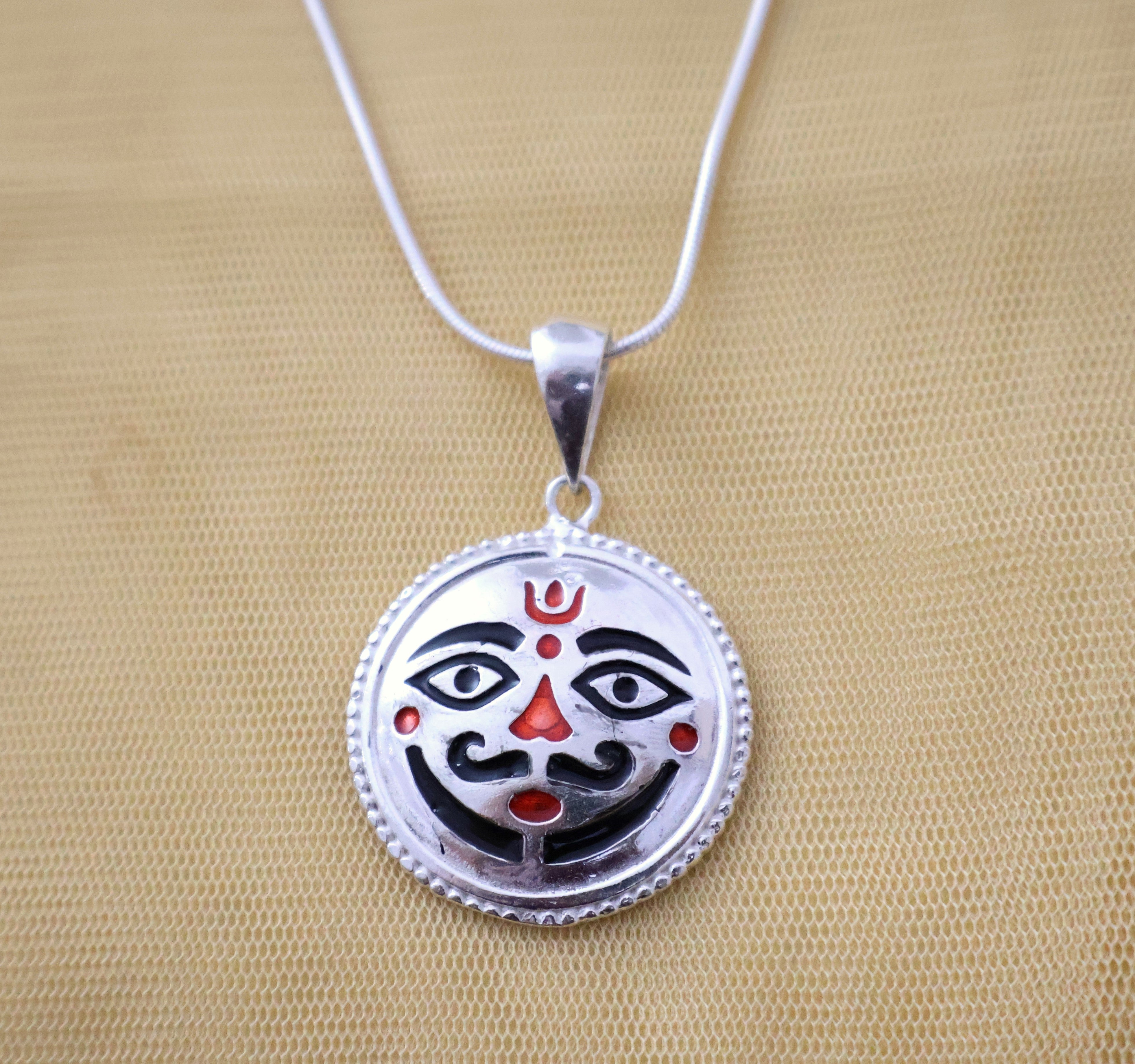 Silver Salasar Balaji Pendant