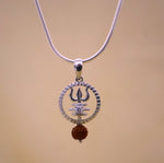 Load image into Gallery viewer, Trishul Pure Premium Silver Pendent: Second edition
