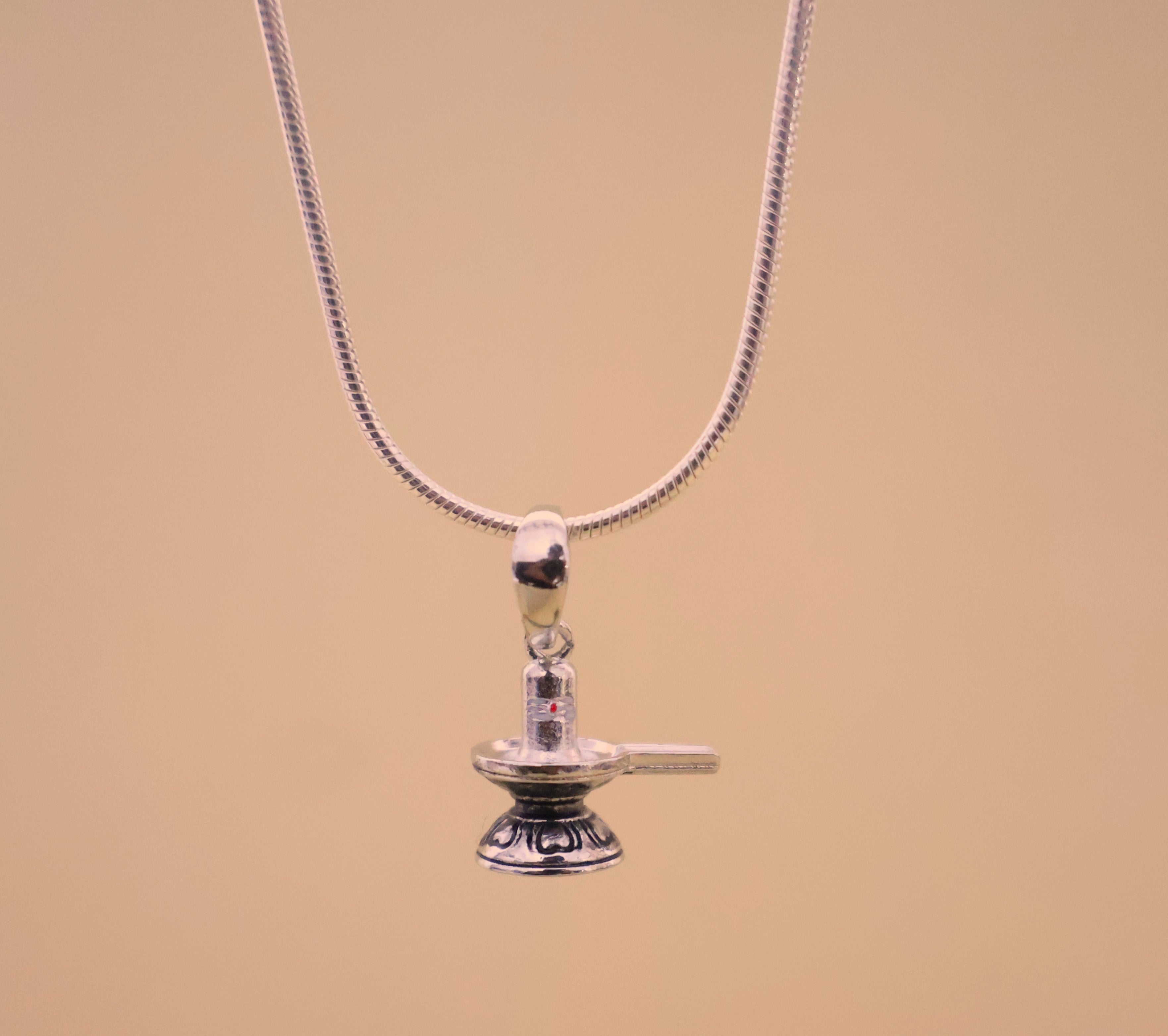 Shivlinga Pure Premium Silver Pendent