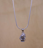 Load image into Gallery viewer, Ganesha Silver Pendant: Sacred Serenity
