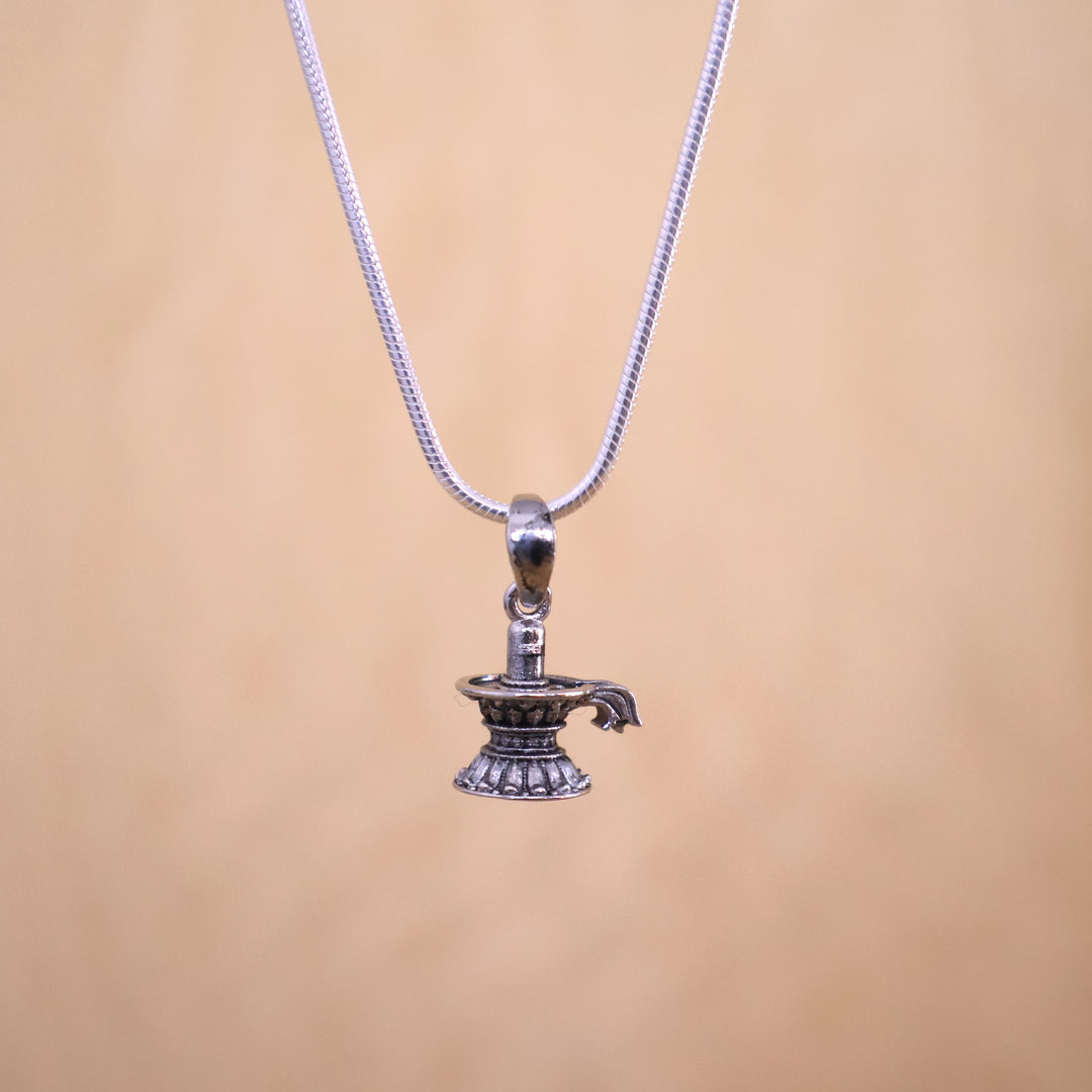 Shivlinga Pure Premium Silver Pendent: second edition