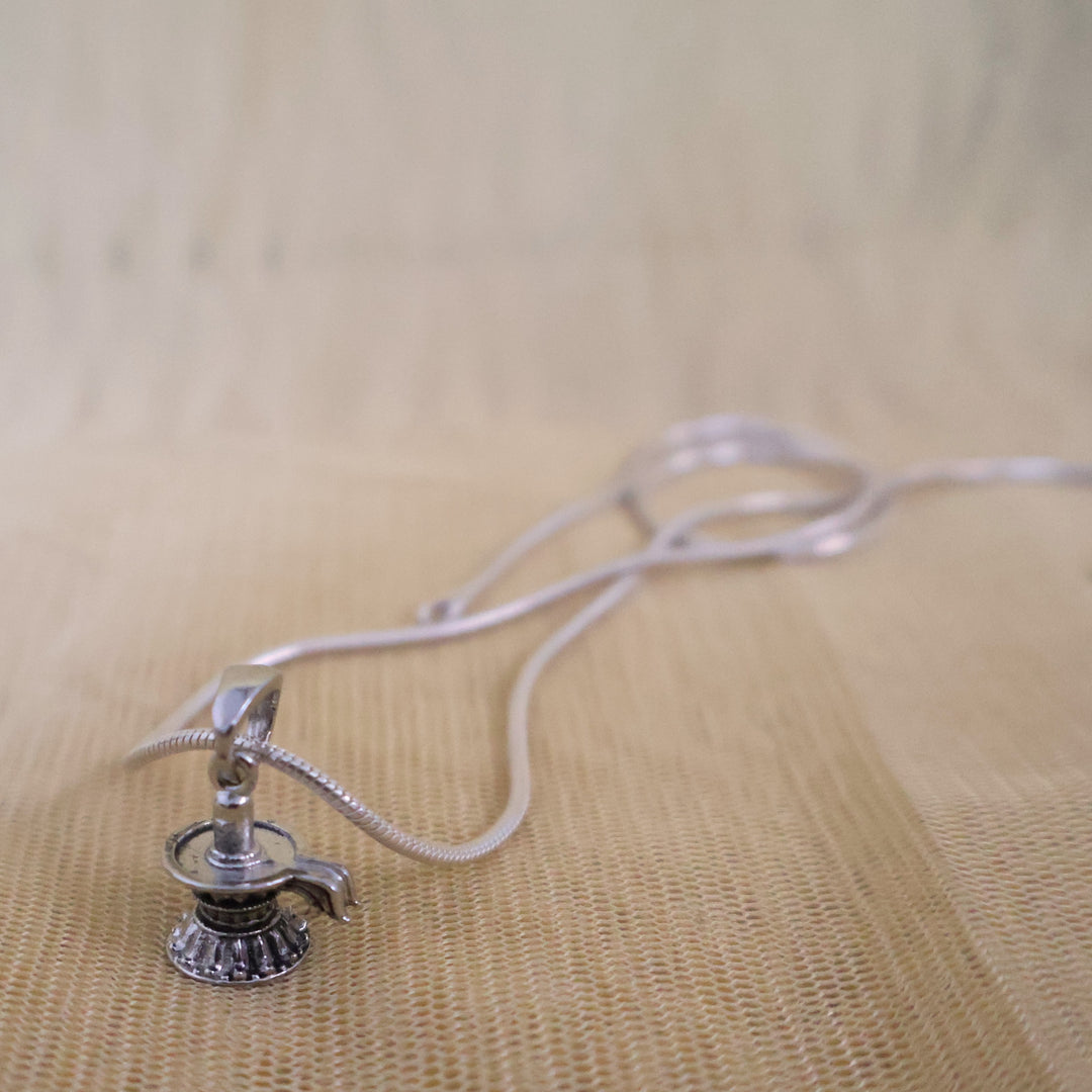 Shivlinga Pure Premium Silver Pendent: second edition