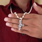 Load image into Gallery viewer, Pure Silver Krishna Pendant: Vrindavan Edition
