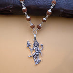 Load image into Gallery viewer, Shiva Ardhnareshwar Pure Silver Pendent : Shiv Shakti Edition
