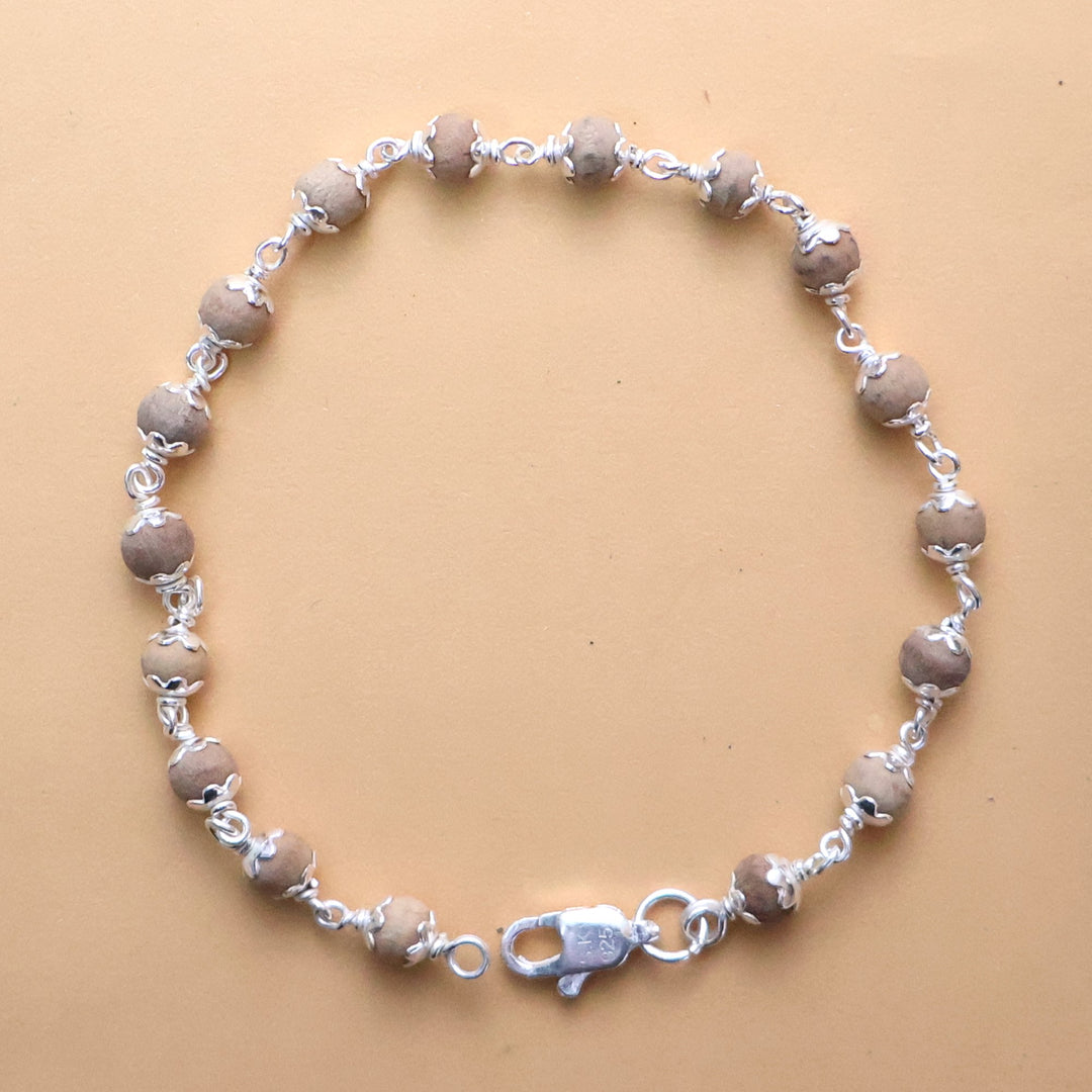 Tulsi Pure Silver Bracelet