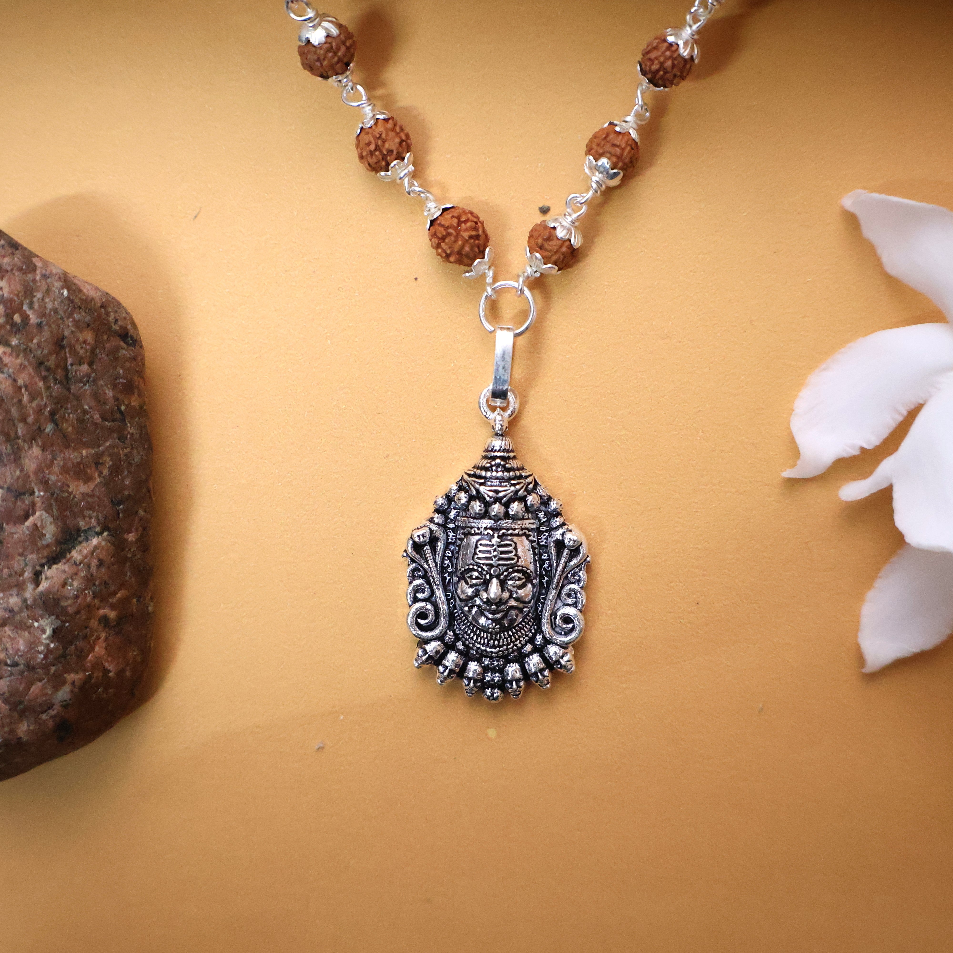 Mahakal Pure Silver Pendant