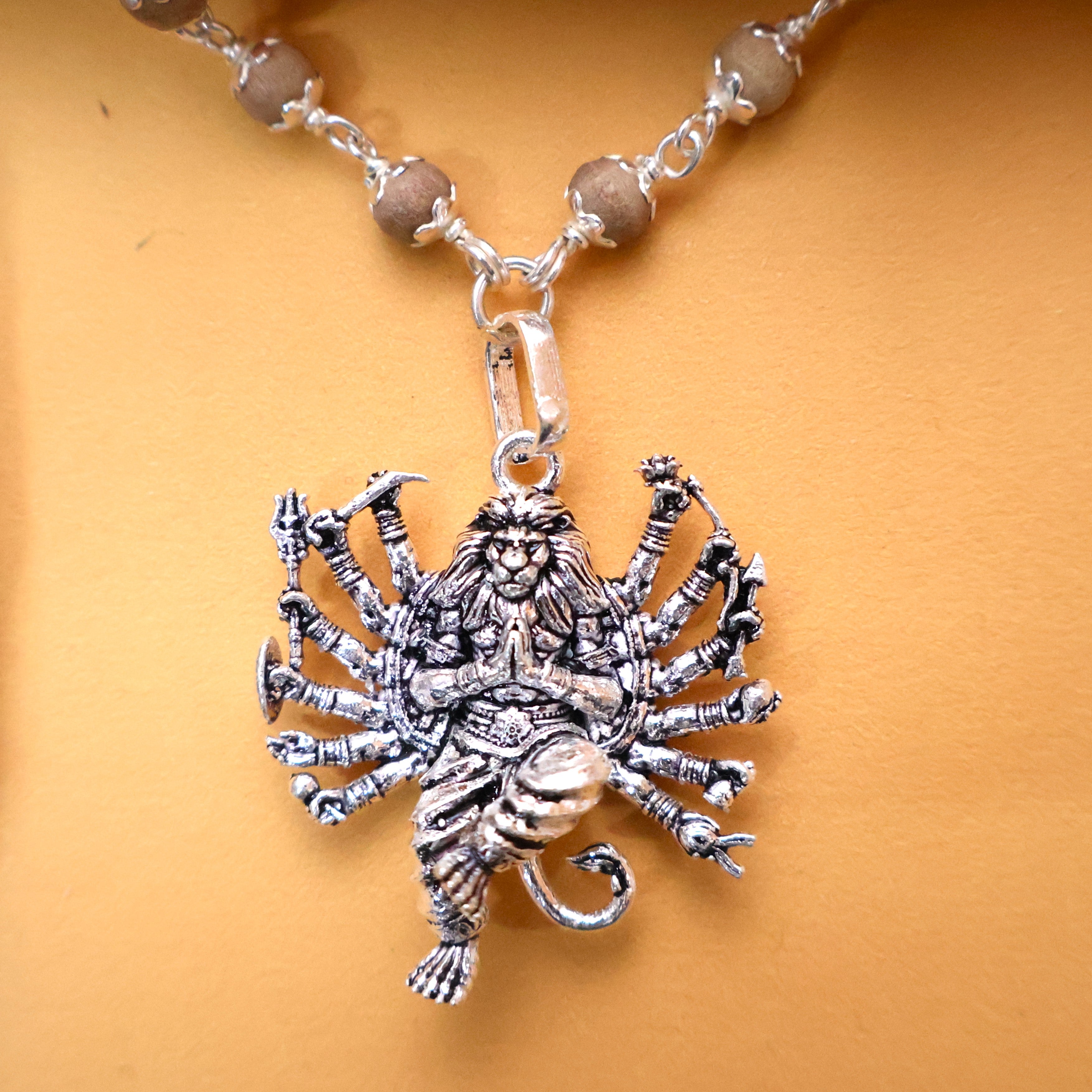 Narsimha Pure Silver Pendent